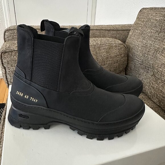 Common Projects Chelsea Hiker Boots w/ Vibram Sole - Unisex - Lightly worn main image 9